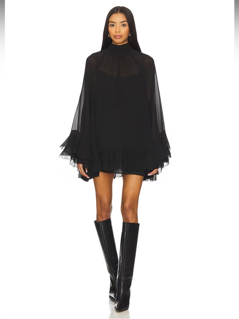 NWT! Stone Cold Fox x REVOLVE Nelly Mini Dress in Black - Picture 4 of 7